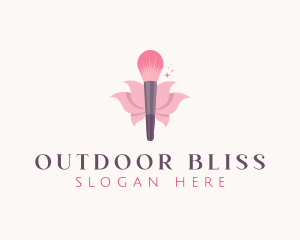 Makeup Brush Cosmetics logo design