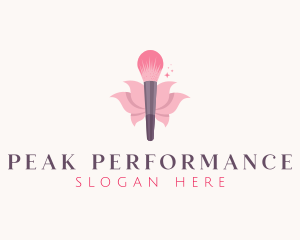 Makeup Brush Cosmetics logo design