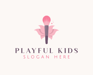 Makeup Brush Cosmetics logo design