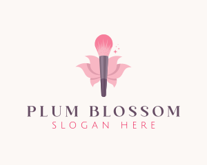 Makeup Brush Cosmetics logo design