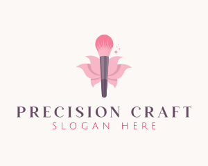 Makeup Brush Cosmetics logo design