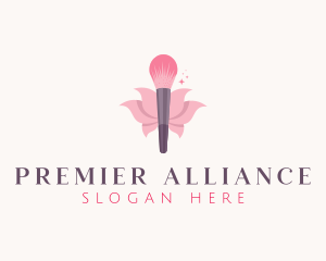 Makeup Brush Cosmetics logo design