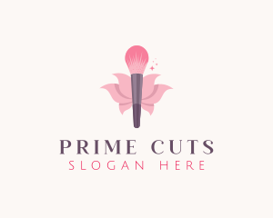 Makeup Brush Cosmetics logo design