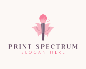 Makeup Brush Cosmetics logo design