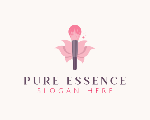 Makeup Brush Cosmetics logo design