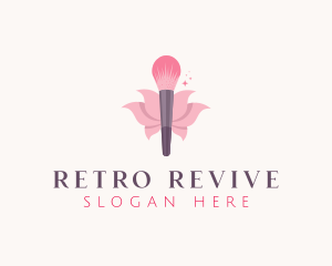 Makeup Brush Cosmetics logo design