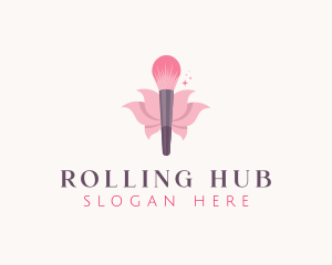 Makeup Brush Cosmetics logo design