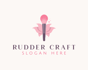 Makeup Brush Cosmetics logo design