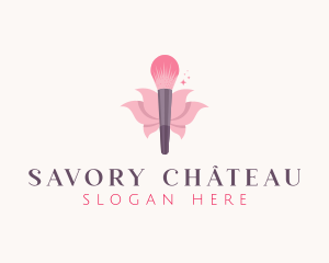 Makeup Brush Cosmetics logo design