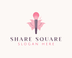 Makeup Brush Cosmetics logo design