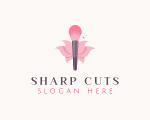 Makeup Brush Cosmetics logo design