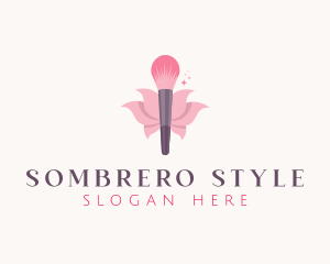 Makeup Brush Cosmetics logo design