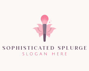 Makeup Brush Cosmetics logo design