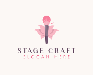 Makeup Brush Cosmetics logo design