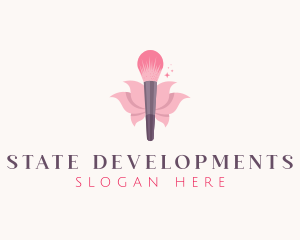 Makeup Brush Cosmetics logo design