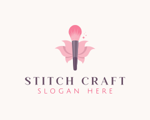 Makeup Brush Cosmetics logo design