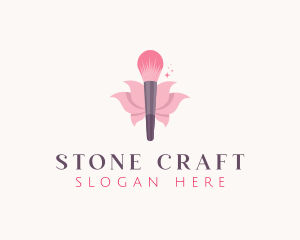 Makeup Brush Cosmetics logo design