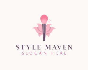 Makeup Brush Cosmetics logo design