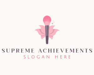 Makeup Brush Cosmetics logo design