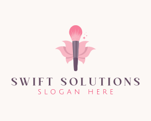 Makeup Brush Cosmetics logo design