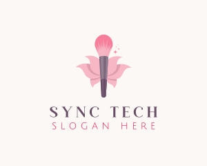 Makeup Brush Cosmetics logo design