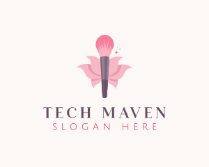 Makeup Brush Cosmetics logo design