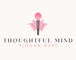 Makeup Brush Cosmetics logo design