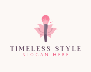 Makeup Brush Cosmetics logo design