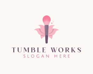 Makeup Brush Cosmetics logo design