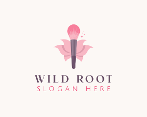 Makeup Brush Cosmetics logo design