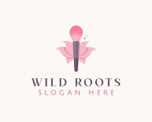 Makeup Brush Cosmetics logo design