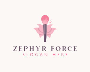 Makeup Brush Cosmetics logo design