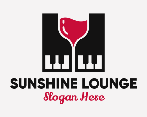 Grand Piano Wine logo design