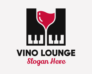 Grand Piano Wine logo design