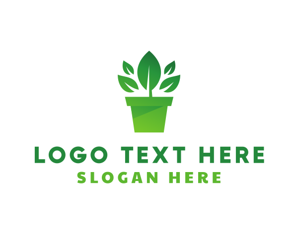 Green Leaf logo example 1