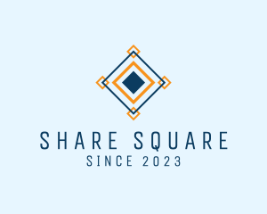 Diamond Square Tile logo design