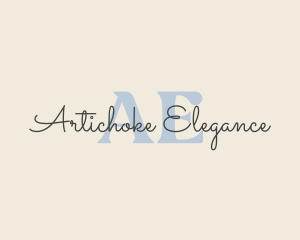 Elegant Cursive Beauty logo design