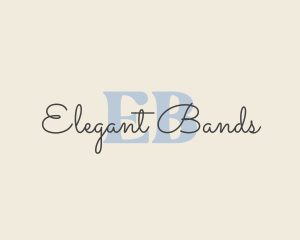 Elegant Cursive Beauty logo design