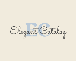 Elegant Cursive Beauty logo design