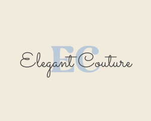 Elegant Cursive Beauty logo design