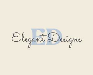 Elegant Cursive Beauty logo design