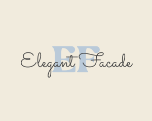 Elegant Cursive Beauty logo design