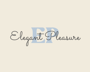 Elegant Cursive Beauty logo design