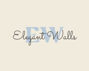 Elegant Cursive Beauty logo design