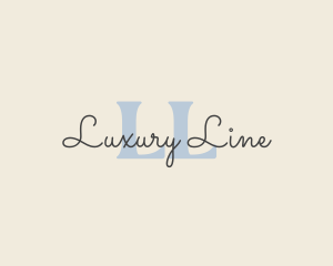 Elegant Cursive Beauty logo design