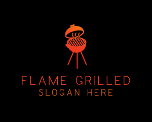 Smoked Hot Barbecue Grill logo design