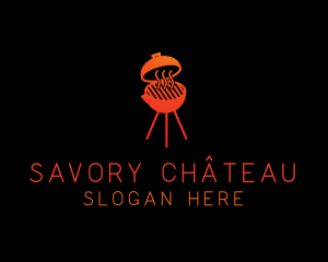 Smoked Hot Barbecue Grill logo design