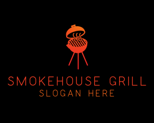 Smoked Hot Barbecue Grill logo design