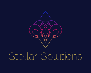 Gradient Astral Aries logo