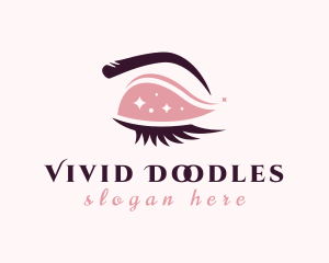 Beauty Eyelash Eyebrow  logo design